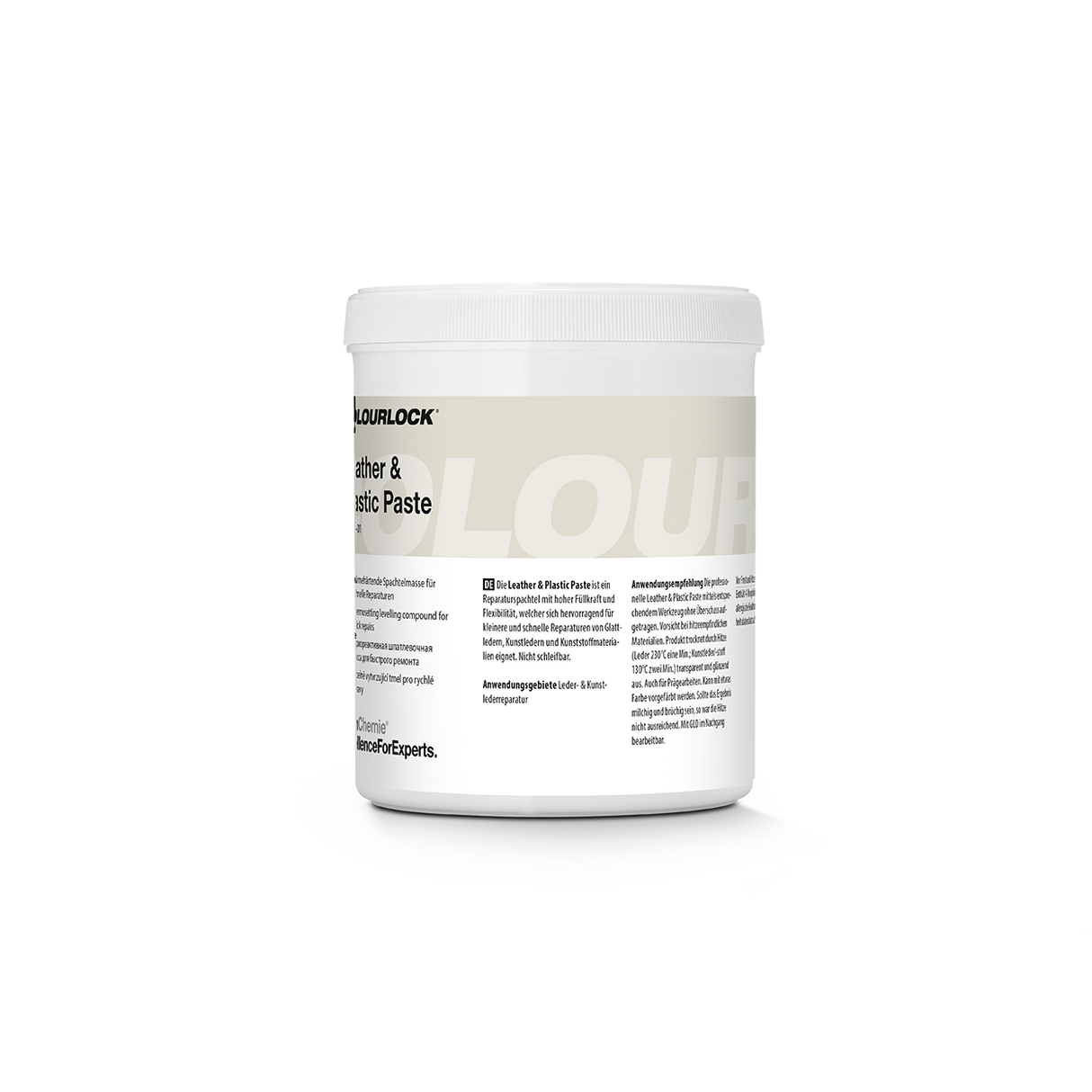 COLOURLOCK "Leather & Plastic Paste" Wärmehärtende Spachtelmasse für schnelle Reparaturen