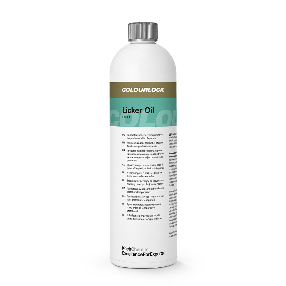 COLOURLOCK "Licker Oil" Leather Fatliquor for Leather Preparation Prior to Professional Repair