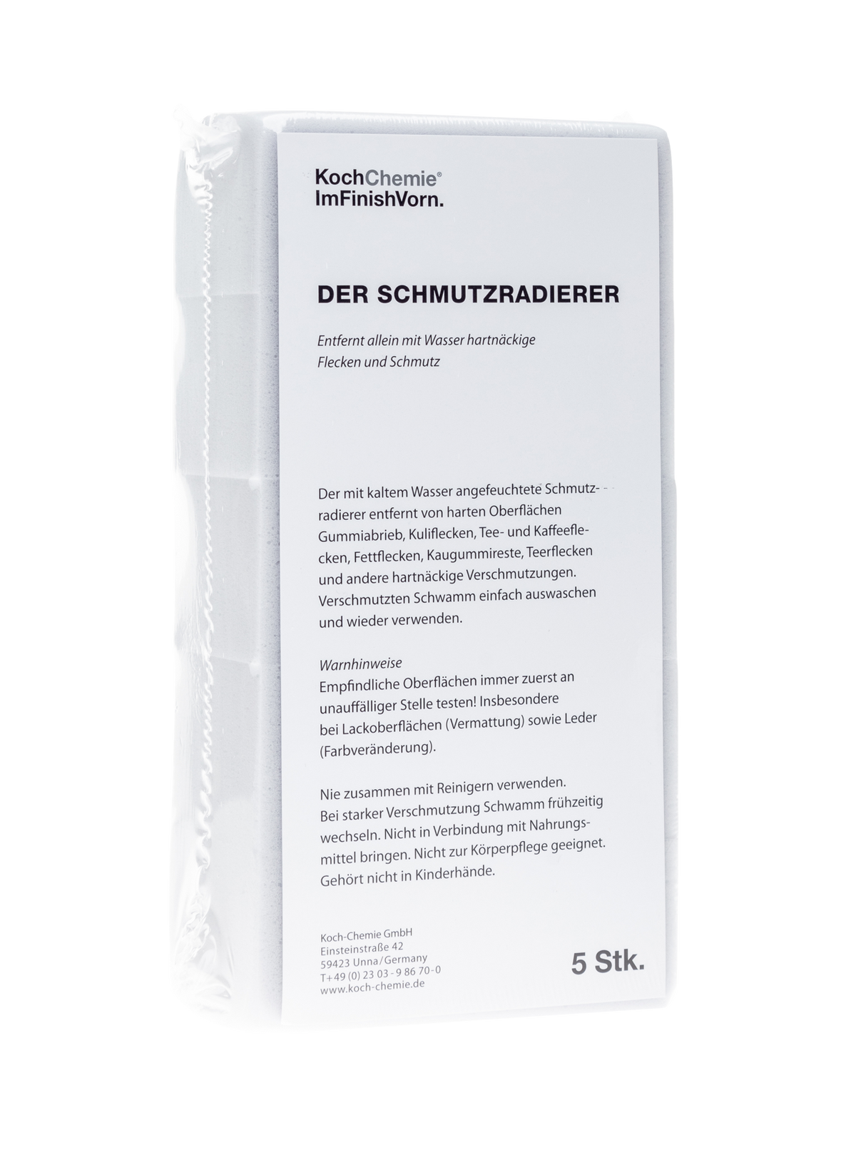 Schmutzradierer Spezialschwamm