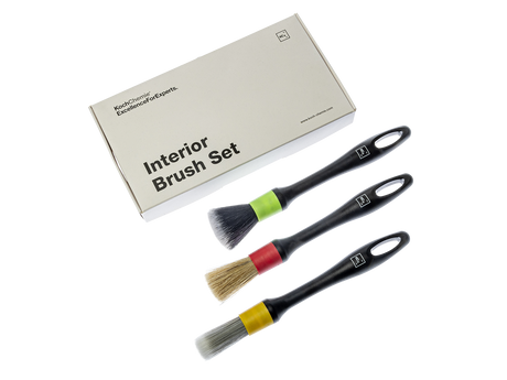 Koch-Chemie Interior Brush Set, interior detailing brush set
