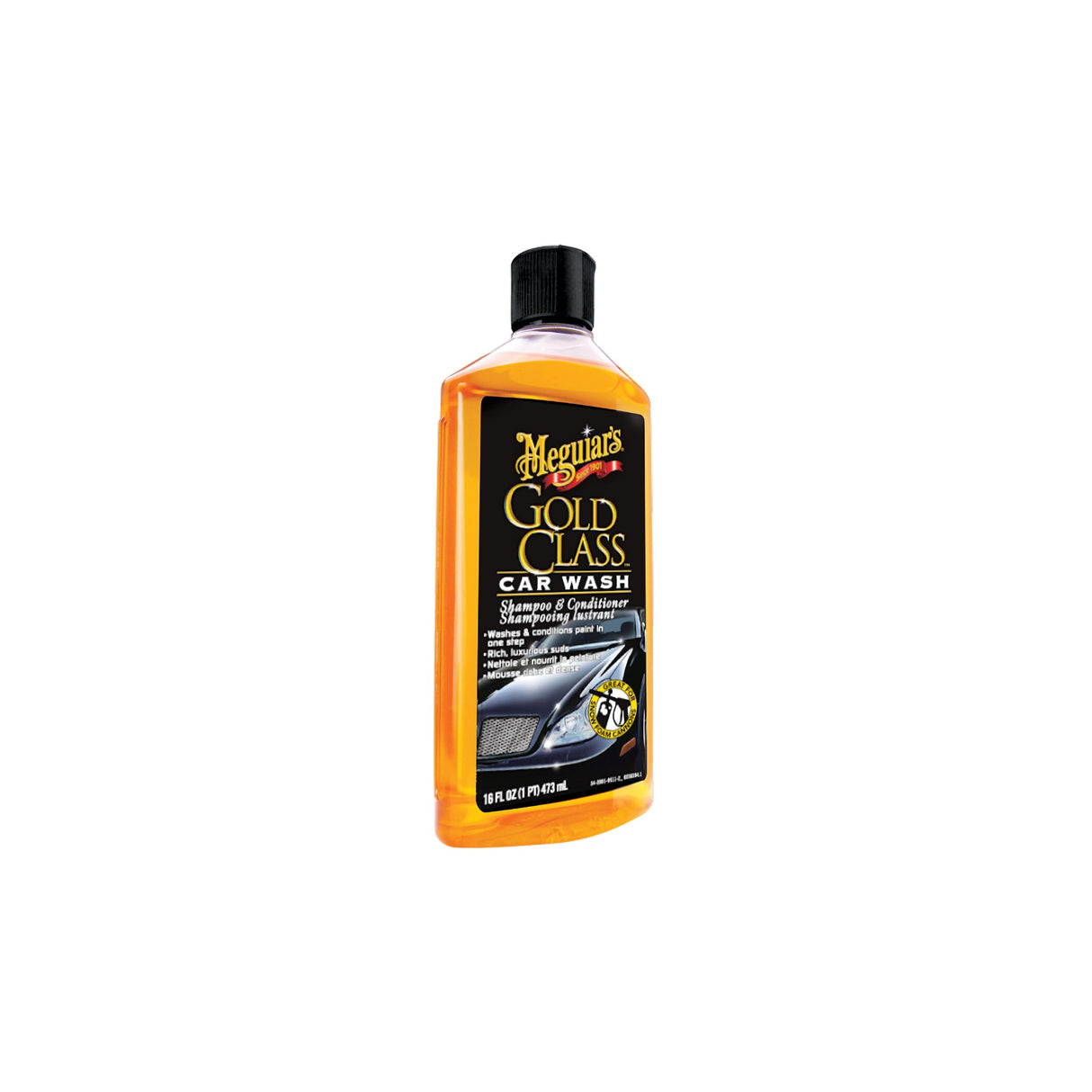 Meguiars GOLD CLASS Car Wash Shampoo & Conditioner Autoshampoo 16 oz (473 ml)