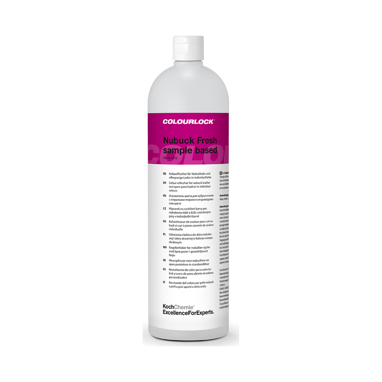 COLOURLOCK "Nubuk Fresh" (Toyota) — Wildlederpflege für Toyota — 1 L