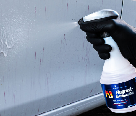 Detailing1 Dr. Wack A1 Flugrost-Entferner Gel iron remover in use