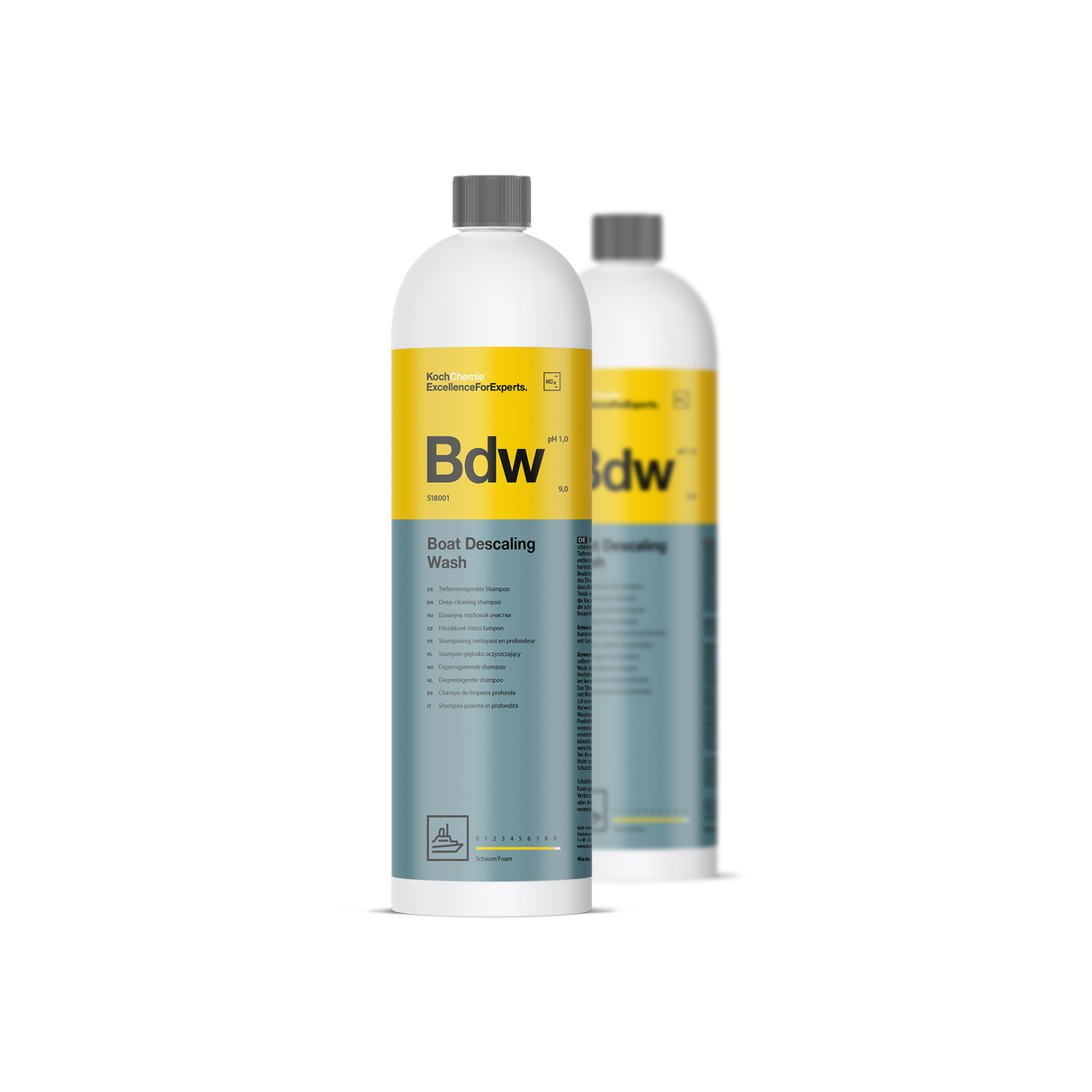 Boat Descaling Wash "Bdw" Tiefenreinigendes Shampoo (Marine-Linie)