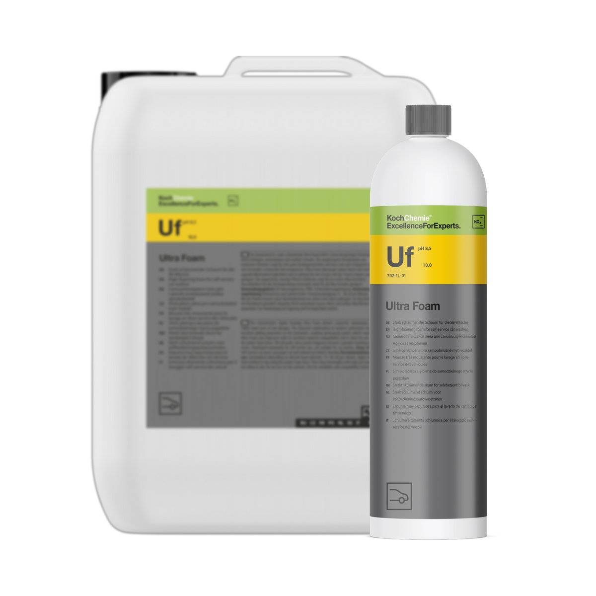 Koch-Chemie Ultra Foam Uf — Snow Foam pH 8,5 Sortiment 1L Flasche und 5L Kanister
