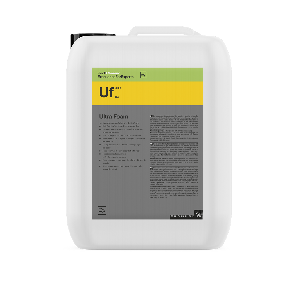 Koch-Chemie Ultra Foam Uf 20 Liter — Snow Foam Großgebinde für Portalwaschanlagen