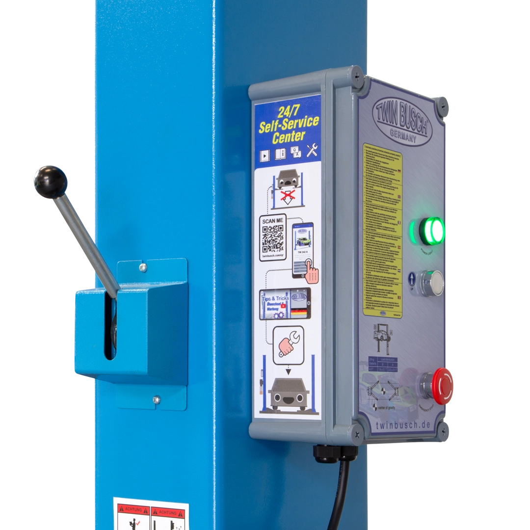 TW242M-230 "BASIC LINE" 2-Säulen-Hebebühne bis 4200kg