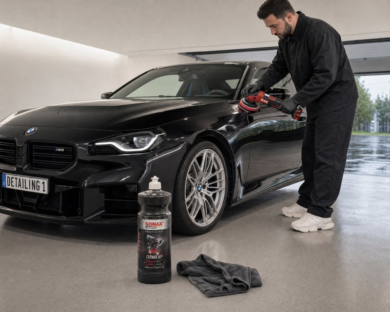 Detailing1 Hero: Polishing — cutting compound, removing deep scratches (Desktop)