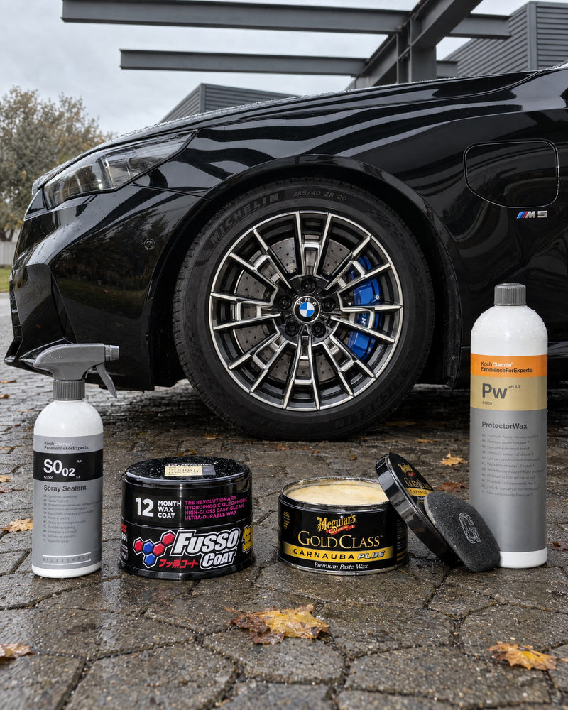 Detailing1 winter paint protection — Koch-Chemie S0.02 and Pw, Soft99 Fusso Coat, Meguiars Gold Class, GYEON applicator