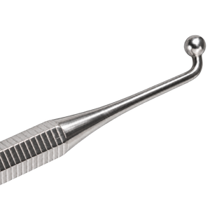 Kugelspitze des COLOURLOCK "Spatula Duo Ball & Flat" Modellierspachtels