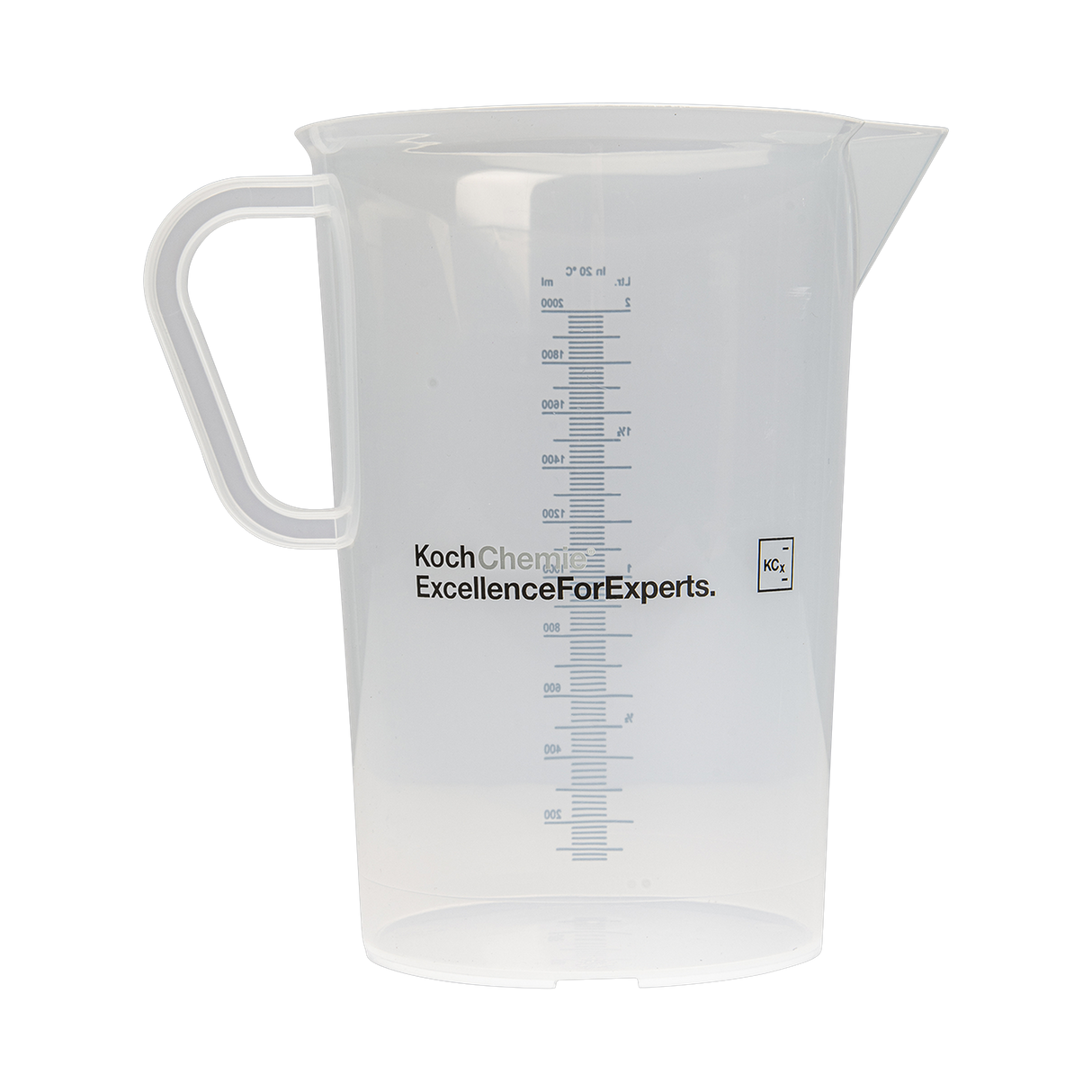 Koch-Chemie Graduated Jug — Messbecher mit Volumenskala 1 Stück / 2 Liter