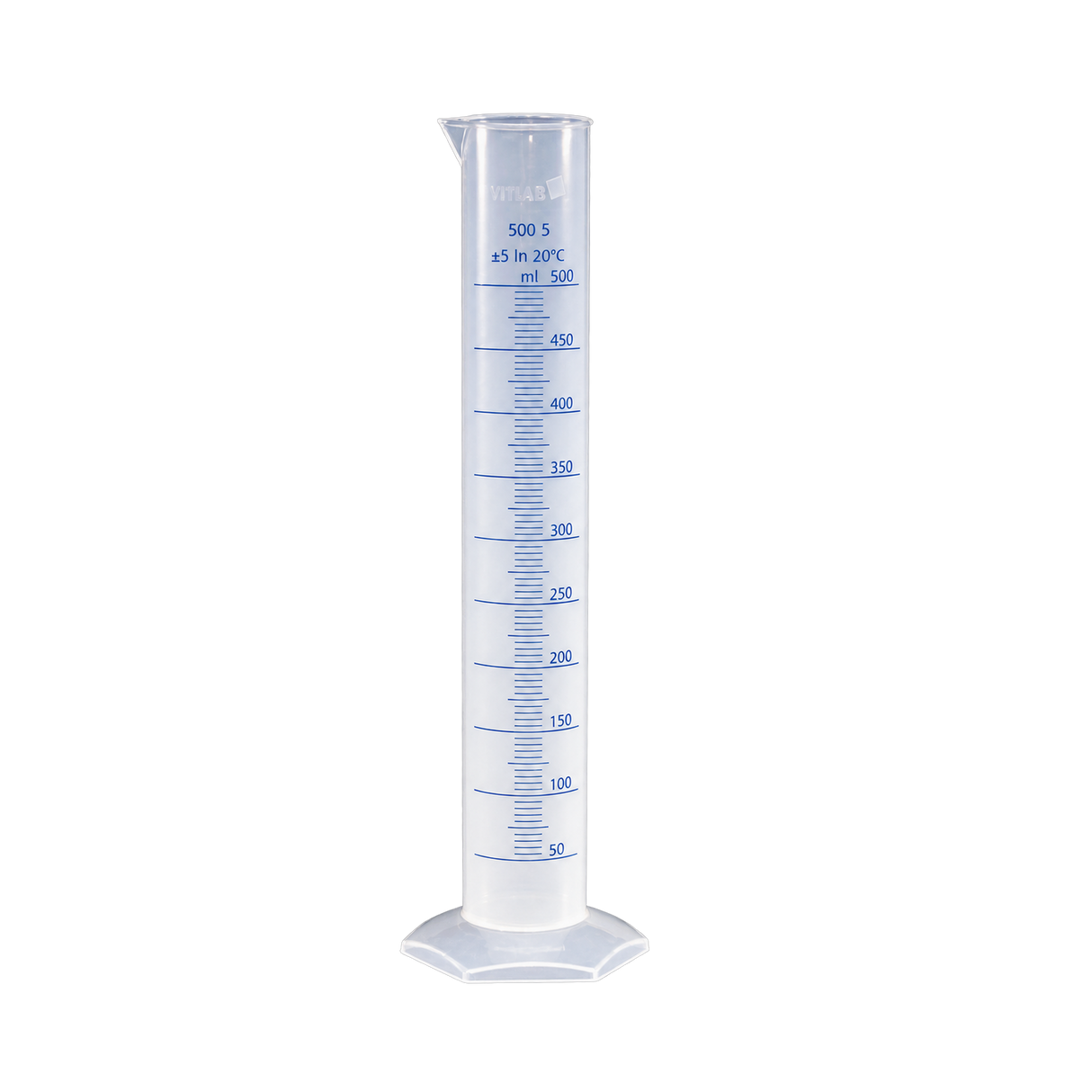Koch-Chemie Measuring Cylinder — Messzylinder mit Volumenskala – zweite Ansicht