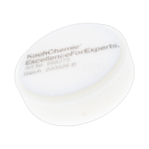 Koch-Chemie Schleifschwamm — Polierpad "Weiß" hart 1 Stück / Ø 80 mm / Weiß