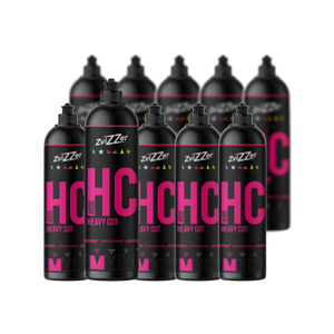 ZviZZer HC 4000 "Heavy Cut" (Rot) — Schleifpolitur 750 ml / 10er-Set